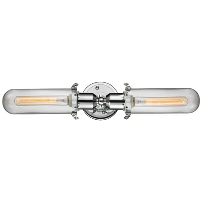 Innovations Lighting Austere Centri 3" 2 Light 22" Led Bath Light - Polished Chrome -