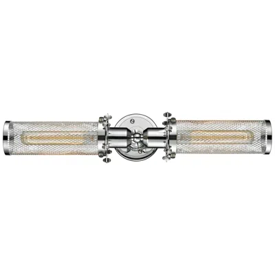Innovations Lighting Austere Quincy Hall 3" 2 Light 21" Led Bath Light - Polished Chro