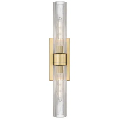 Innovations Lighting Ballston 24" Brass And Clear Glass Bath Light