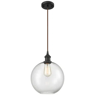 Innovations Lighting Ballston Athens 10" Led Mini Pendant - Oil Rubbed Bronze - Clear Shade