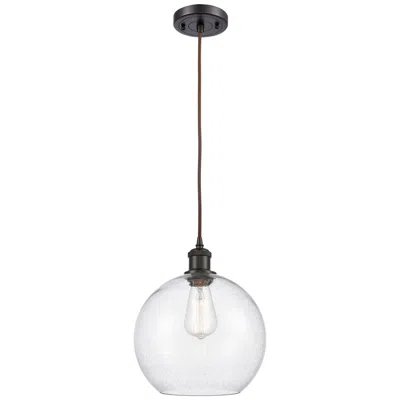 Innovations Lighting Ballston Athens 10" Oil Rubbed Bronze Cord Hung Mini Pendant W/ Seedy
