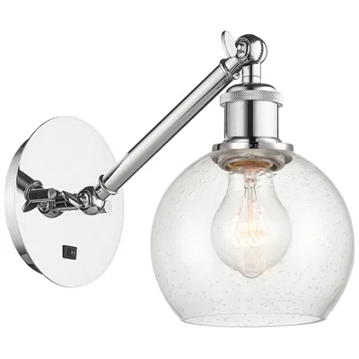 Innovations Lighting Ballston Athens 6" Incandescent Sconce - Chrome Finish - Seedy Shade
