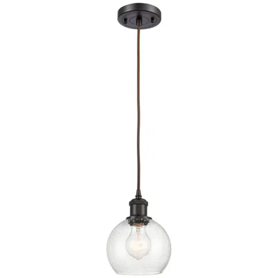 Innovations Lighting Ballston Athens 6" Led Mini Pendant - Oil Rubbed Bronze - Seedy Shade