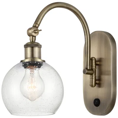 Innovations Lighting Ballston Athens 6" Led Sconce- Brass Finish - Seedy Shade