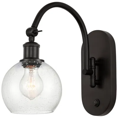 Innovations Lighting Ballston Athens 6" Led Sconce- Bronze Finish - Seedy Shade