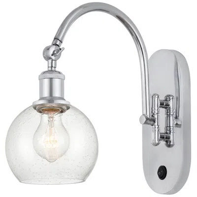 Innovations Lighting Ballston Athens 6" Led Sconce- Chrome Finish - Seedy Shade