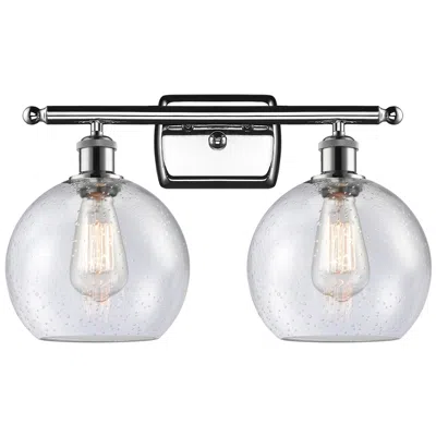Innovations Lighting Ballston Athens 8" 2 Light 18" Bath Light - Polished Chrome - See