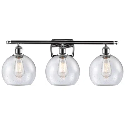 Innovations Lighting Ballston Athens 8" 3 Light 26" Bath Light - Polished Chrome - See