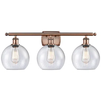 Innovations Lighting Ballston Athens 8" 3 Light 26" Led Bath Light - Copper - Seedy Sh