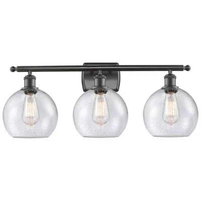 Innovations Lighting Ballston Athens 8" 3 Light 26" Led Bath Light - Oil Rubbed Bronze