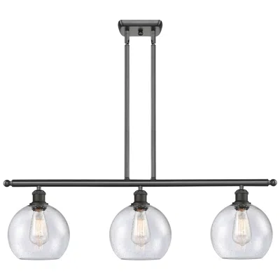 Innovations Lighting Ballston Athens 8" 3 Light 36" Island Light - Oil Rubbed Bronze