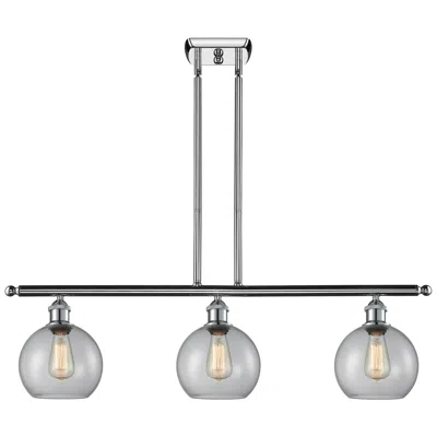 Innovations Lighting Ballston Athens 8" 3 Light 36" Led Island Light - Polished Chrome