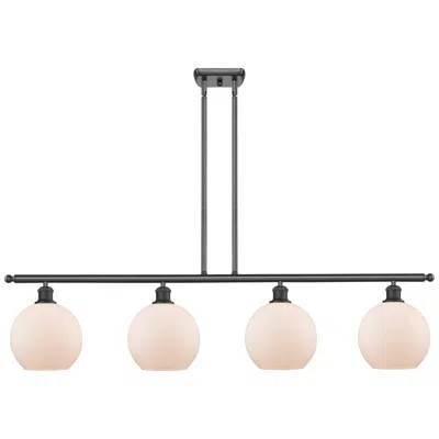 Innovations Lighting Ballston Athens 8" 4 Light 48" Led Island Light - Oil Rubbed Bron