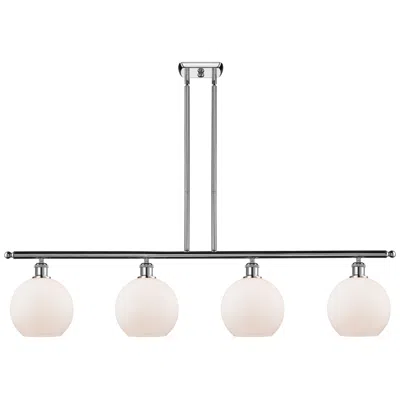 Innovations Lighting Ballston Athens 8" 4 Light 48" Led Island Light - Polished Chrome
