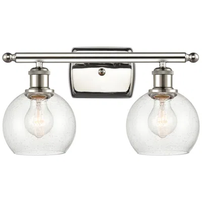 Innovations Lighting Ballston Athens 9 1/4"h Polished Nickel 2-light Wall Sconce
