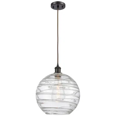 Innovations Lighting Ballston Athens Deco Swirl 12" Led Mini Pendant - Oil Rubbed Bronze -