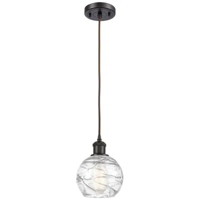 Innovations Lighting Ballston Athens Deco Swirl 6" Led Mini Pendant - Oil Rubbed Bronze - C