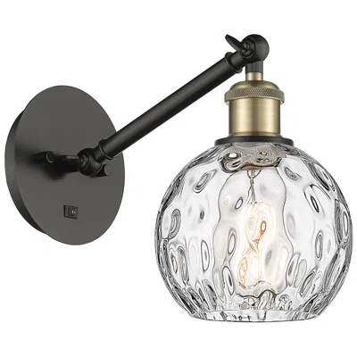 Innovations Lighting Ballston Athens Water Glass 6" Incandescent Sconce - Black Brass