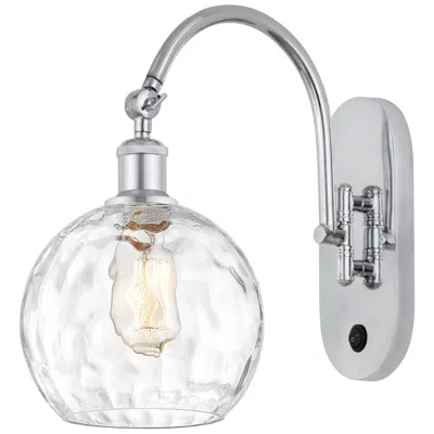 Innovations Lighting Ballston Athens Water Glass 8" Led Sconce - Chrome Finish - Clear Shad