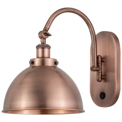Innovations Lighting Ballston Ballston Urban 10" Led Sconce - Copper Finish - Copper Shade