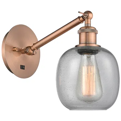 Innovations Lighting Ballston Belfast 6" Led Sconce - Copper Finish - Seedy Shade