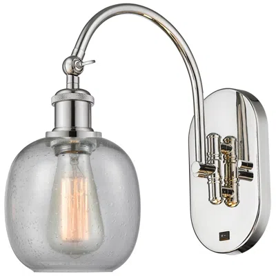 Innovations Lighting Ballston Belfast 6" Led Sconce - Nickel Finish - Seedy Shade