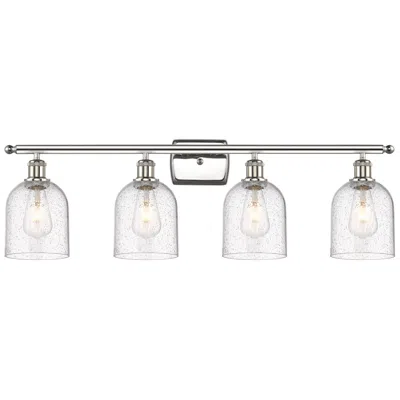 Innovations Lighting Ballston Bella 35.5"w 4-light Polished Nickel Bath Light W/ Seedy Shad