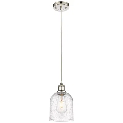 Innovations Lighting Ballston Bella 5.5" Wide Polished Nickel Corded Mini Pendant W/ Seedy