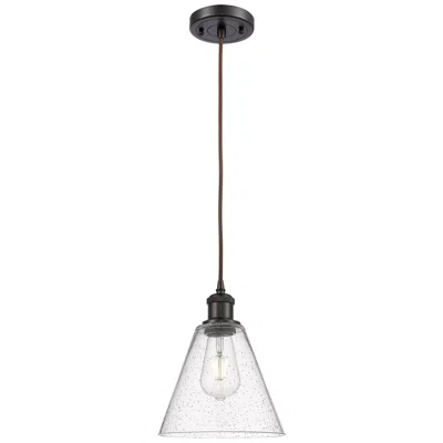 Innovations Lighting Ballston Berkshire 8" Led Mini Pendant - Oil Rubbed Bronze - Seedy Sha