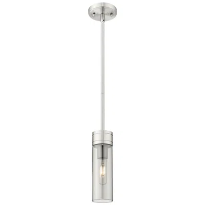 Innovations Lighting Ballston Boreas 3" Cord Hung Mini Pendant Chrome W/ 8"h Light Smoke Shade