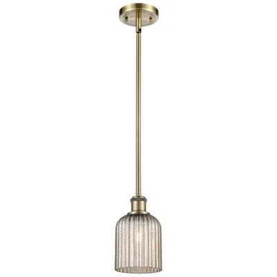 Innovations Lighting Ballston Boreas 3" Cord Hung Mini Pendant Matte Black W/ 8"h Seedy Shade