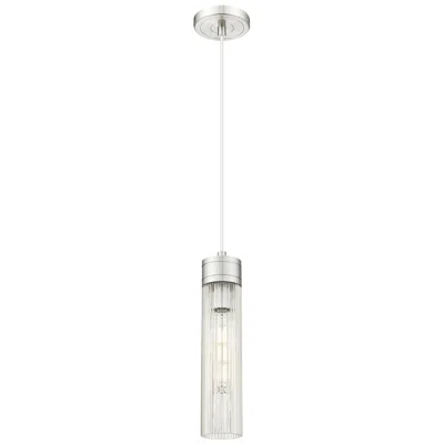 Innovations Lighting Ballston Boreas 3" Cord Hung Mini Pendant Satin Gold W/ 8"h White Shade