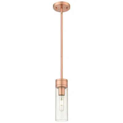 Innovations Lighting Ballston Boreas 3" Stem Hung Mini Pendant Copper W/ 11"h Clear Sh