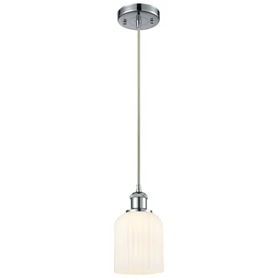 Innovations Lighting Ballston Boreas 3" Stem Hung Mini Pendant Polished Nickel -11"h Deco Swirl