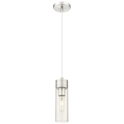 Innovations Lighting Ballston Boreas 3" Stem Hung Mini Pendant Polished Nickel-8"h Stripe White