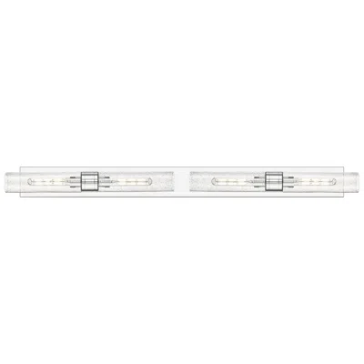 Innovations Lighting Ballston Boreas 4 Light 51" Bath Vanity Polished Chrome Seedy Shade