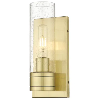 Innovations Lighting Ballston Boreas 5" Sconce Antique Brass Finish W/ 8"h Seedy Shade