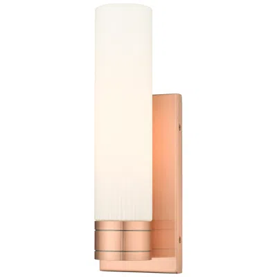 Innovations Lighting Ballston Boreas 5" Sconce Copper W/ 11"h Striped White Shade