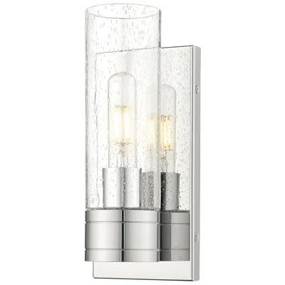 Innovations Lighting Ballston Boreas 5" Sconce Polished Chrome Finish W/ 8"h Seedy Shade