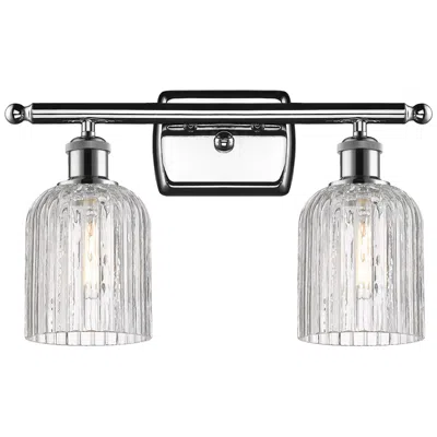 Innovations Lighting Ballston Bridal Veil 15"w 2 Light Polished Chrome Bath Light W/ Clear