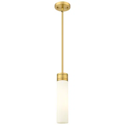 Innovations Lighting Ballston Bridal Veil 5" Cord Hung Mini Pendant Black Antique Brass Seedy