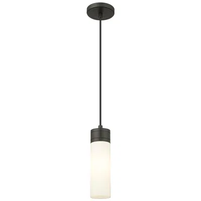 Innovations Lighting Ballston Bridal Veil 5" Cord Hung Mini Pendant Brushed Brass Gloss White