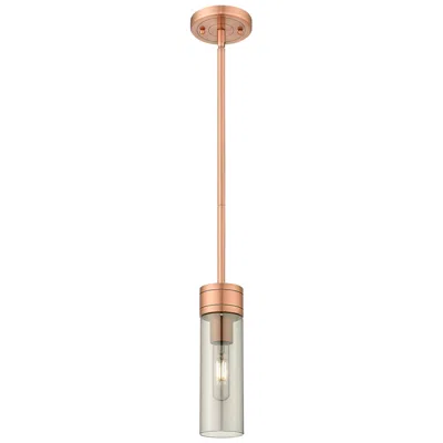 Innovations Lighting Ballston Bridal Veil 5" Cord Hung Mini Pendant Chrome Princess Blue