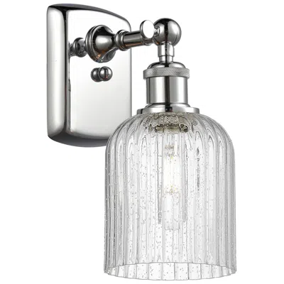 Innovations Lighting Ballston Bridal Veil 5" Sconce Polished Chrome Finish Seedy Shade