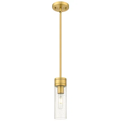 Innovations Lighting Ballston Bridal Veil 5" Stem Hung Mini Pendant Antique Copper Gloss White