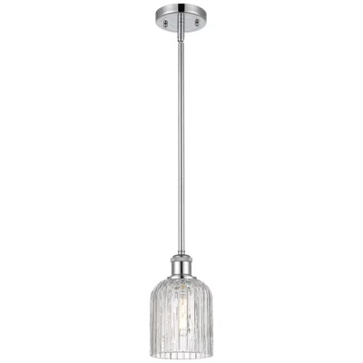 Innovations Lighting Ballston Bridal Veil 5"w Chrome Stemmed Mini Pendant W/ Clear Shade