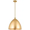 Innovations Lighting Ballston Bristol 16" Wide Satin Gold Pendant Light In Gold