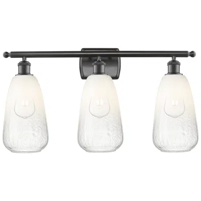 Innovations Lighting Ballston Brookhaven Almond 26"w 3-lt Oiled Bronze Vanity W/ Opal Shade