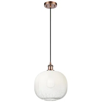 Innovations Lighting Ballston Brookhaven Sphere 11"w Copper Cord Mini Pendant W/ Opal Shade