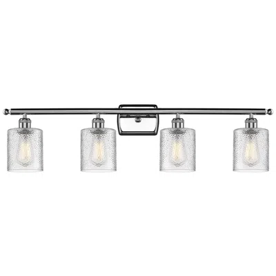 Innovations Lighting Ballston Cobbleskill 5" 4 Light 36" Led Bath Light - Chrome - Cle